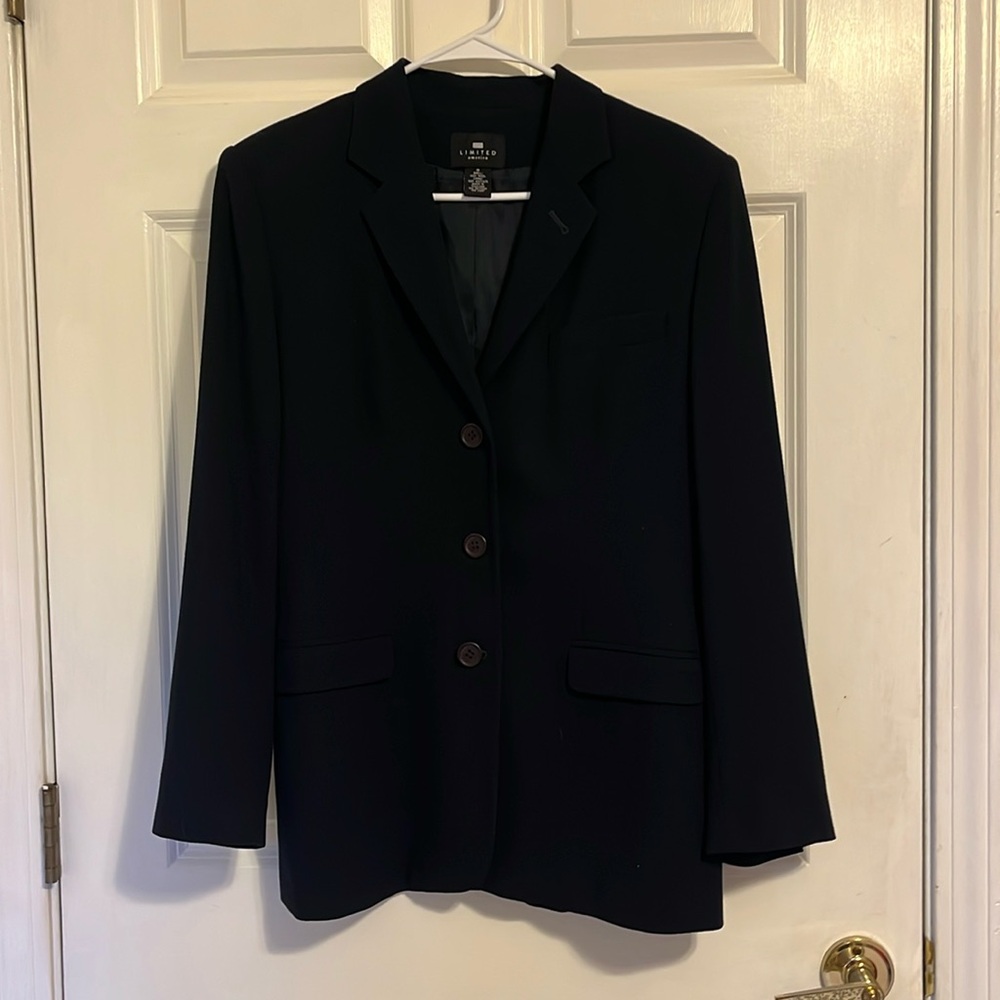 Navy wool Blazer 6